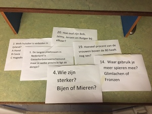 Kennis test bij de Senioten